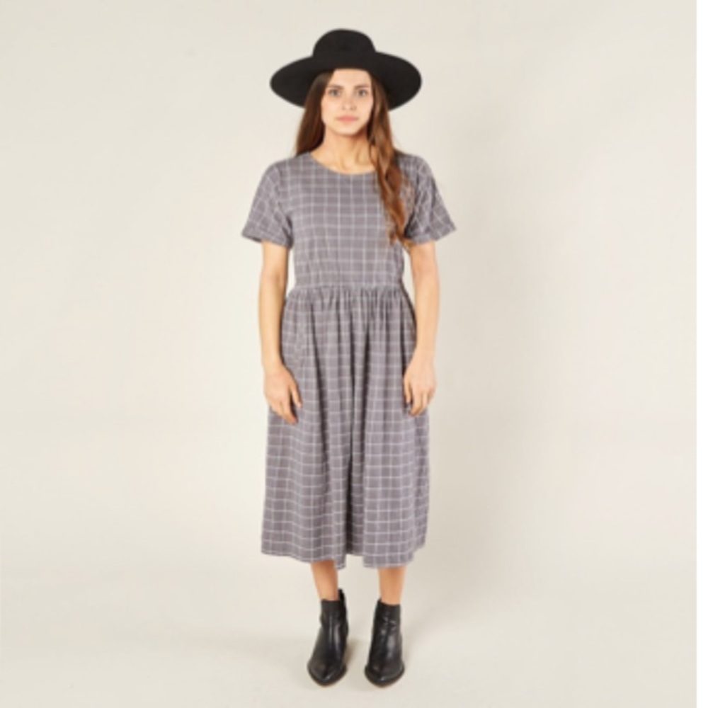 Rylee and Cru Check Kat Dress - XS